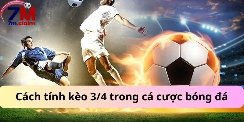 Cách tính kèo 3/4 trong cá cược bóng đá